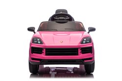 Porsche Cayenne, 12V med gummihjul og lædersæde